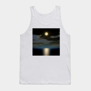 Full moon over the sea (C024/7274) Tank Top